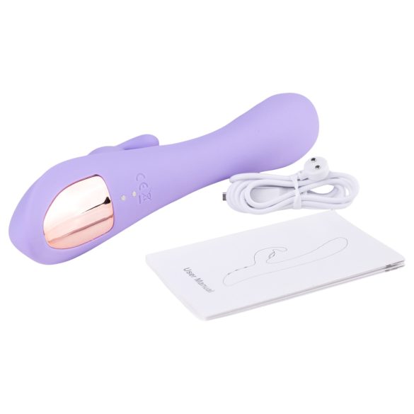 Desirel Hop & Buzz Bunny - Vibrador conejito doble estimulación silicona lila