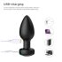 Desirel Easy Obsidian - Vibrador Anal Inalámbrico con Radio (Negro)