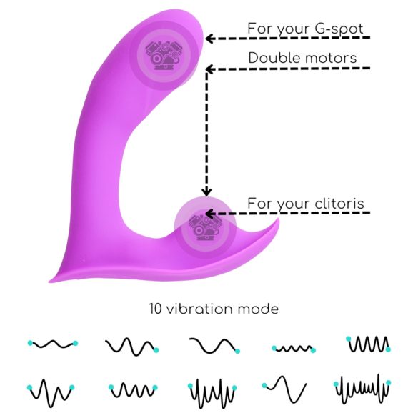 Desirel Insider - Vibrador punto G y próstata - silicona - lila