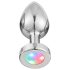 Desirel GlowPlug - plug anal iluminador - pequeño (plateado)
