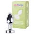 Desirel GlowPlug - plug anal luminoso pequeño - color plata