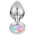 Desirel GlowPlug - plug anal luminoso pequeño - color plata