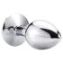 Sunfo - plug anal de metal con piedra azul claro (plata)