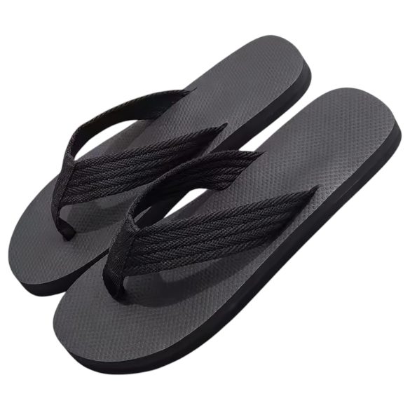 Flip-flop papucs - chanclas unisex - diseño de pene - color negro - 40/41