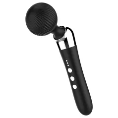 Vibrador masajeador recargable curvo (negro)