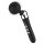 Vibrador masajeador recargable curvado (negro)