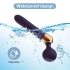 Vibrador masajeador recargable curvado (negro)
