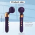 Vibrador masajeador recargable curvo (negro)