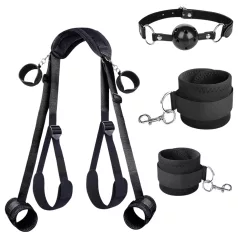 Lonely - Juego de esposas BDSM (negro)