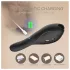 Biu-Biu - vibrador para pene - silicona - negro