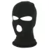 Balaclava - pasamontañas erótico con 3 aberturas - tejido negro