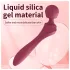 Lonely - vibrador masajeador curvo - silicona - rojo