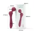 Lonely - vibrador masajeador curvo - silicona - rojo