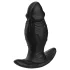 Kangvo - consolador de silicona inflable magnético (negro)