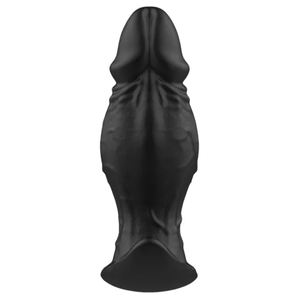 Kangvo - consolador de silicona inflable magnético (negro)
