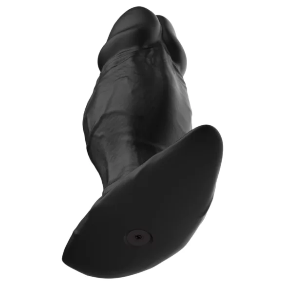 Kangvo - consolador de silicona inflable magnético (negro)