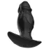 Kangvo - consolador de silicona inflable magnético (negro)