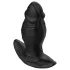 Kangvo - consolador de silicona inflable magnético (negro)