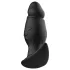 Kangvo - consolador de fantasía inflable magnético grande (negro)
