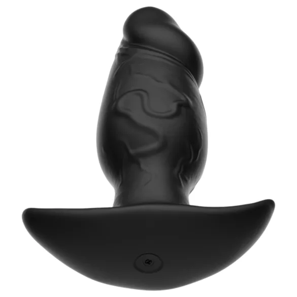 Kangvo - consolador de fantasía inflable magnético grande (negro)