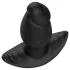 Kangvo - consolador de fantasía inflable magnético grande (negro)