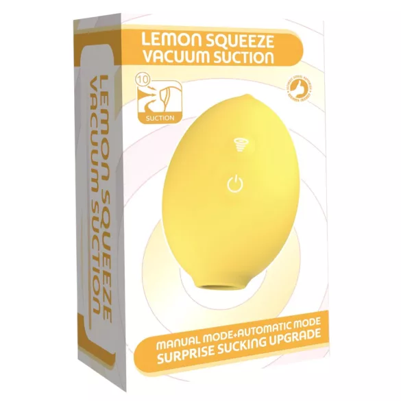 Lemon Squeeze - succionador de clítoris con forma de limón (amarillo)