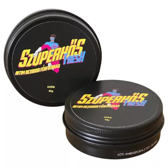 Szuperhős Fresh - desodorante íntimo en crema para hombres (60 g)