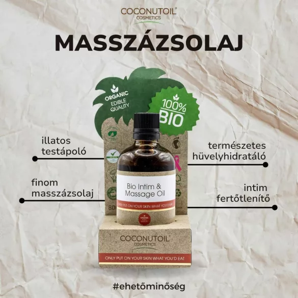 Coconutoil - Aceite íntimo y de masaje orgánico - 80ml
