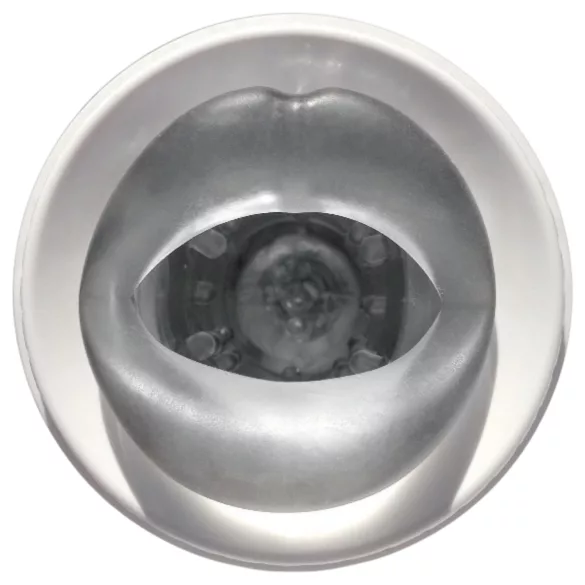 PDX Roto-Bator - masturbador oral vibrador - boca realista blanca