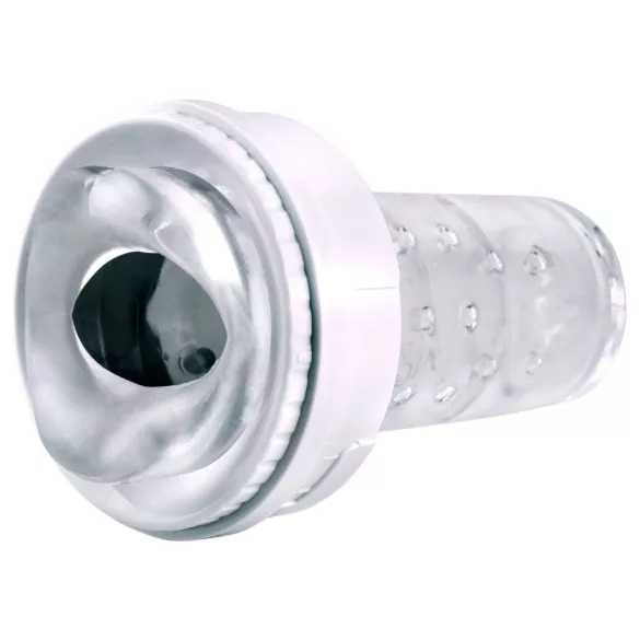 PDX Roto-Bator - masturbador oral vibrador - boca realista blanca