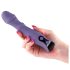 NS Novelties - vibrador rotativo y empuje - silicona lila
