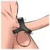 AlvUp - anillo vibrador pene y testículos - silicona negra