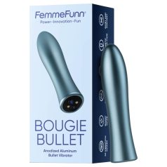   FemmeFunn Bougie - vibrador premium de aluminio - color plata
