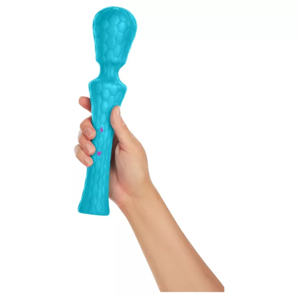 FemmeFunn - masajeador vibrador recargable XL - silicona turquesa
