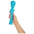 FemmeFunn - masajeador vibrador recargable XL - silicona turquesa