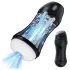 AlvUp - masturbador vibrador con succión - silicona negra