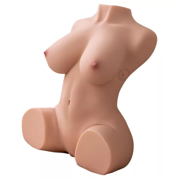 XISE Dania - masturbador torzo masculino con función de empuje - color natural