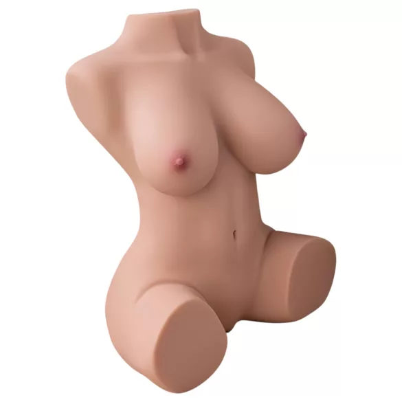 XISE Dania - masturbador torzo masculino con función de empuje - color natural