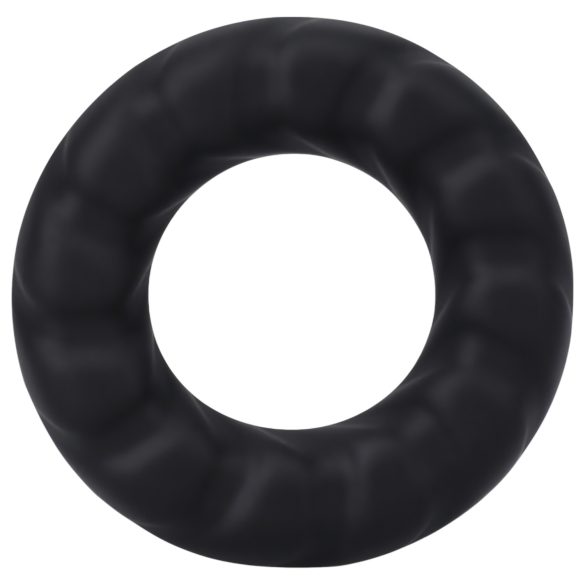 Doc Johnson Fat Tire - anillo para pene grueso - silicona negra