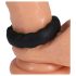 Doc Johnson Fat Tire - anillo para pene grueso - silicona negra