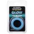 Anillo del placer Big O - luminoso (azul)