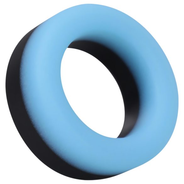 Doc Johnson The Big O - anillo para pene con luz - silicona azul