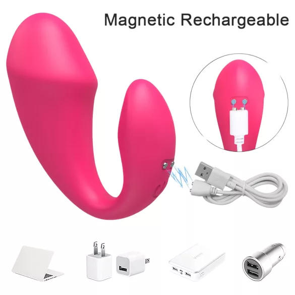 AlvUp - huevo vibrador - inalámbrico - silicona rosa