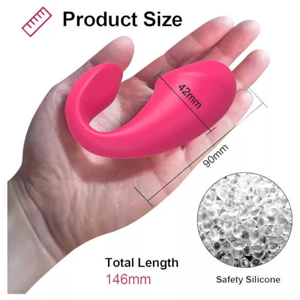 AlvUp - huevo vibrador - inalámbrico - silicona rosa