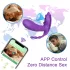 AlvUp - Vibrador portátil controlado por app (morado)