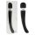 Varita de Amor y Elegancia - vibrador masajeador recargable (negro)