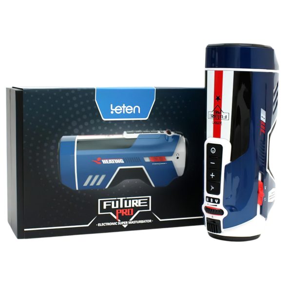 Leten SM Future Pro - masturbador automático con vibración y calor - azul