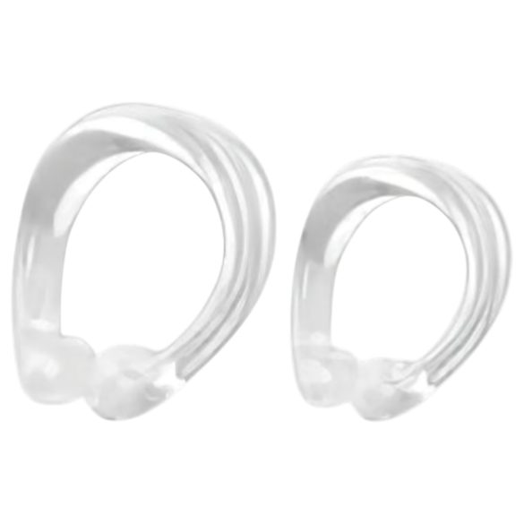 Anillo de silicona para retrasar la eyaculación (transparente)