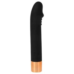   Charming Vibe Dick - vibrador punto G recargable - silicona negra
