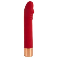   Charming Vibe Dick - vibrador punto G recargable - silicona roja